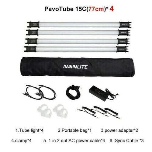 Nanlite Pavotube 15C Kit van 3 – foto 1 van 1