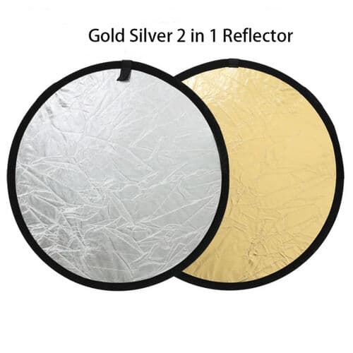 Reflectiescherm Wit/Goud – foto 1 van 1